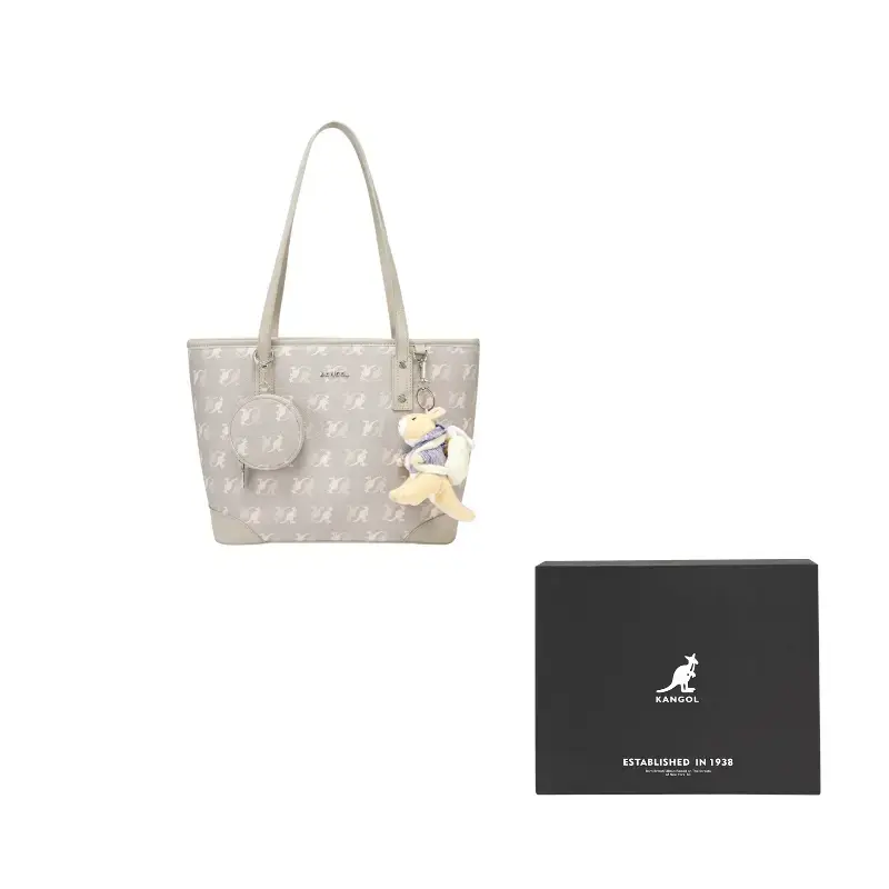 

KANGOL Сумка-шоппер из ПВХ, средняя женская наплечная сумка мультиколор