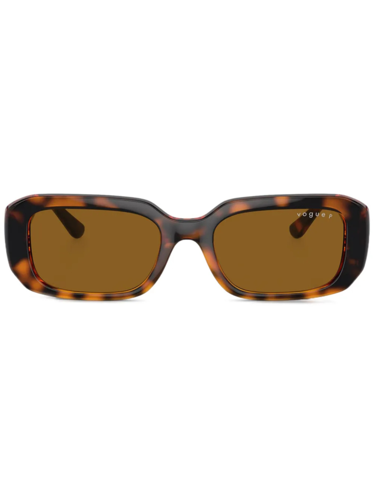 

Vogue Eyewear солнцезащитные очки в прямоугольной оправе, коричневый