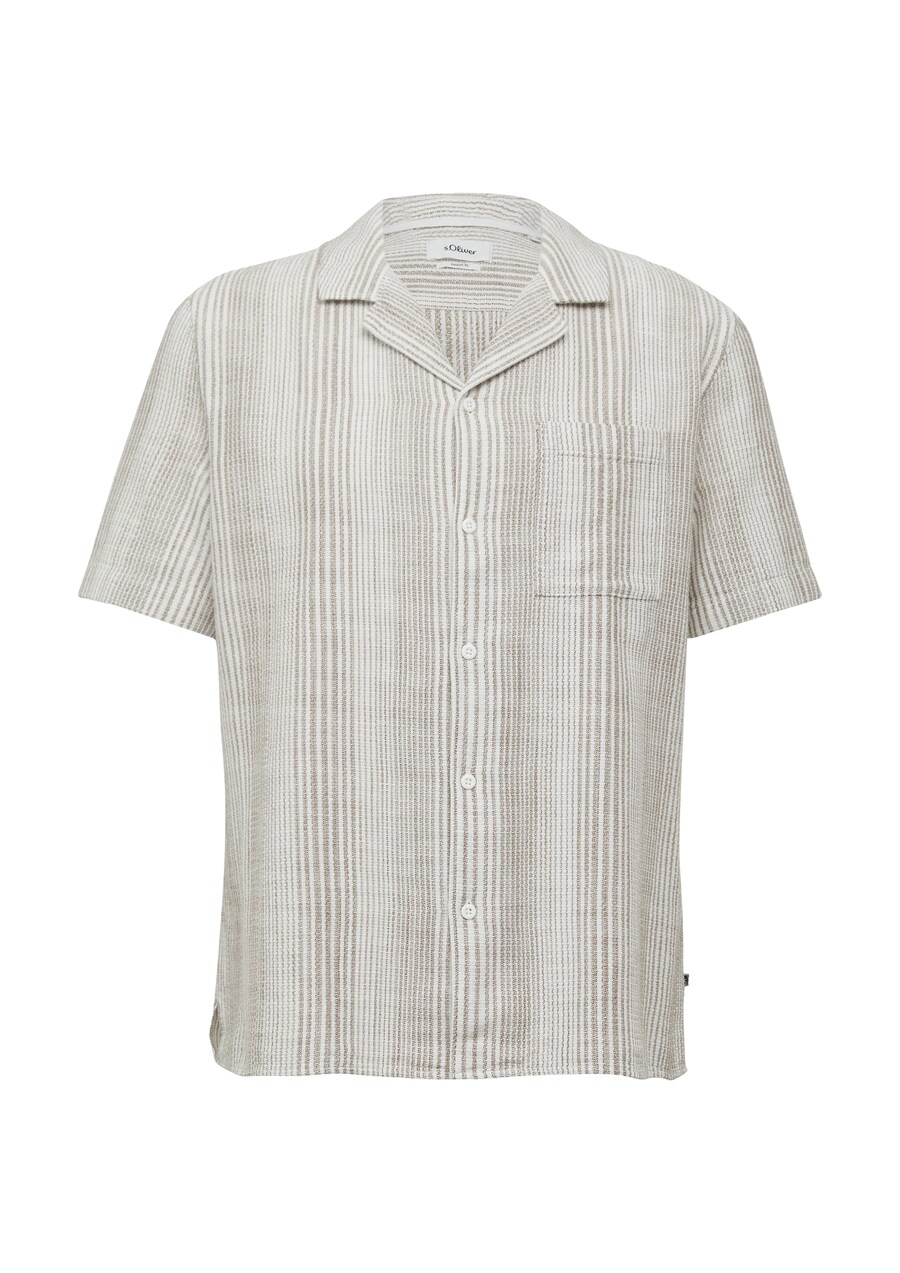 

Рубашка на пуговицах Comfort fit s.Oliver, Brown