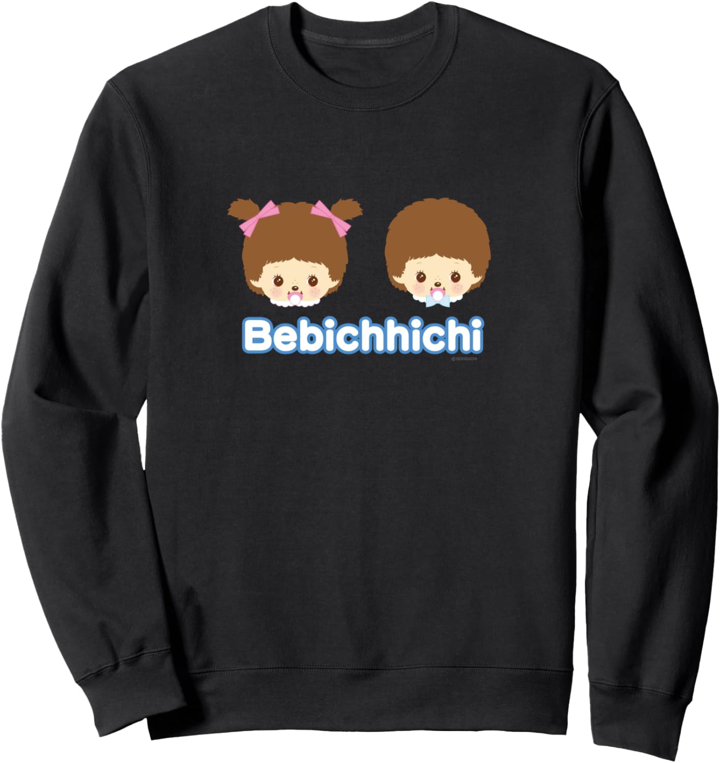 

Толстовка с графическим принтом Monchitch Monchhichi, черный