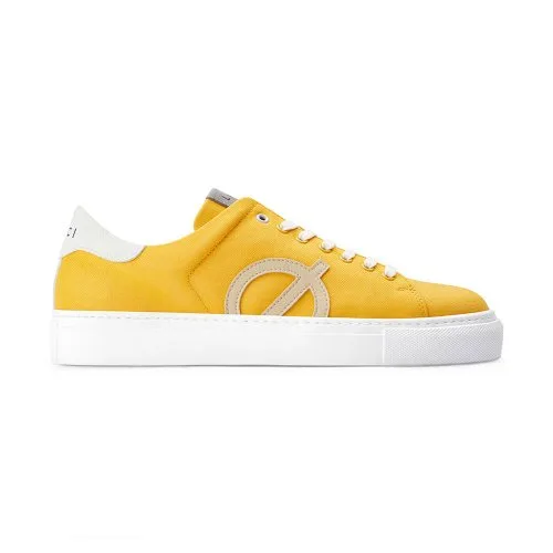 Кроссовки из переработанного пластика LOCI LC-009-008 mustard/natural/beige