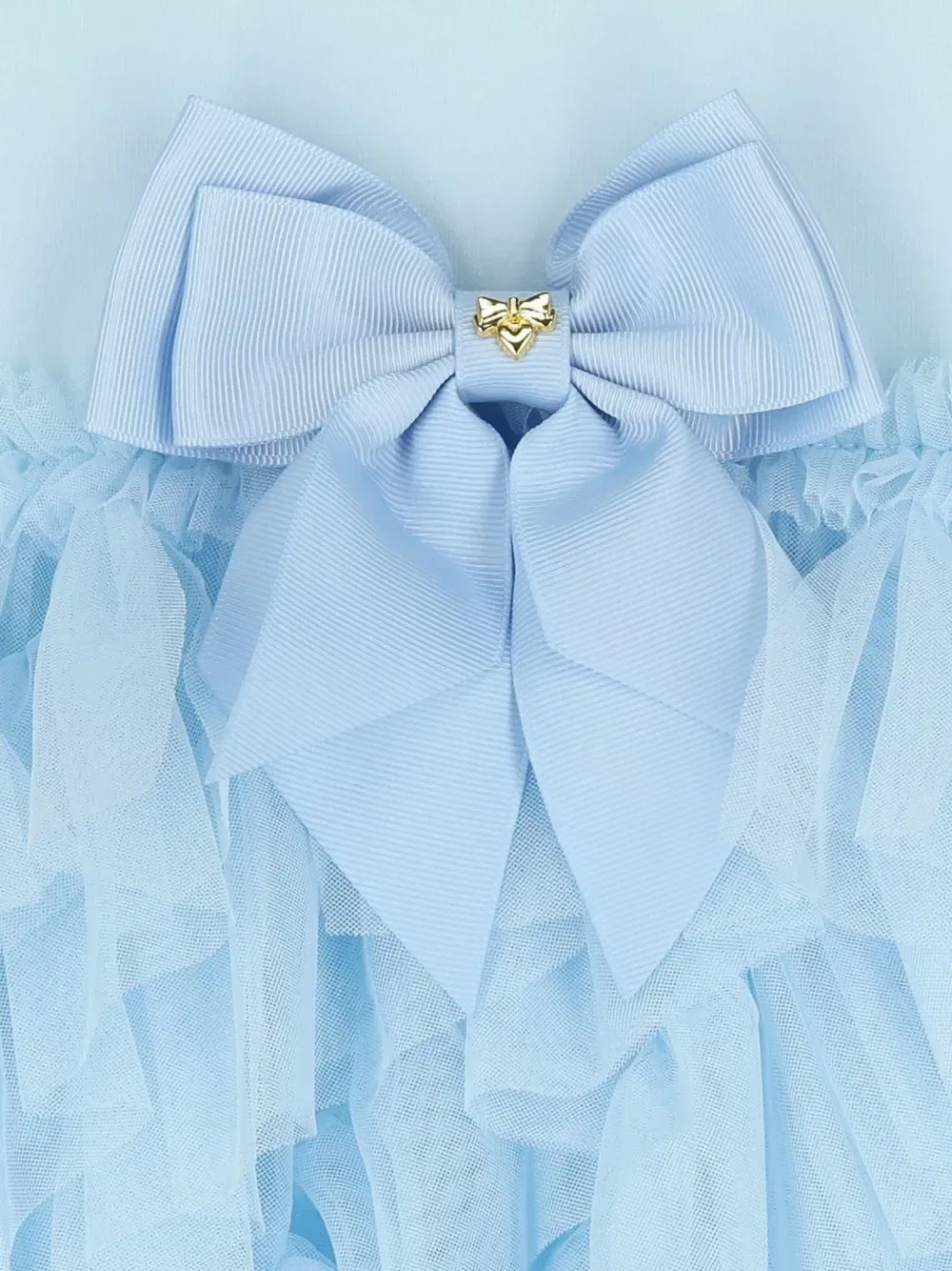 Платье с бантом и оборками Angel'S Face Kids, синий — фото 3
