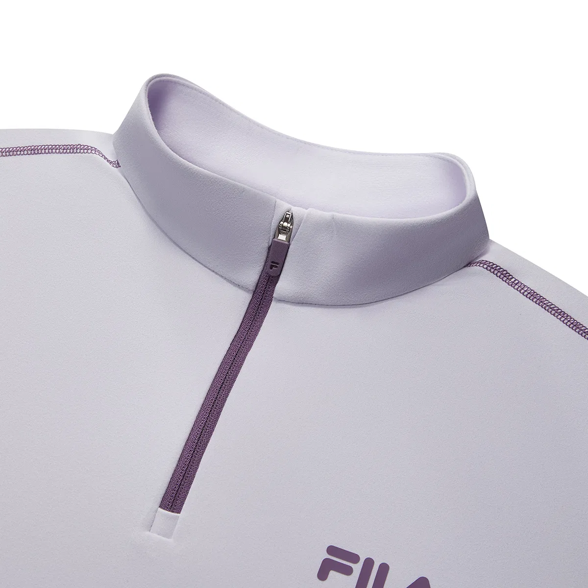 Футболка с полуводолазкой FILA KIDS Light Purple — фото 4