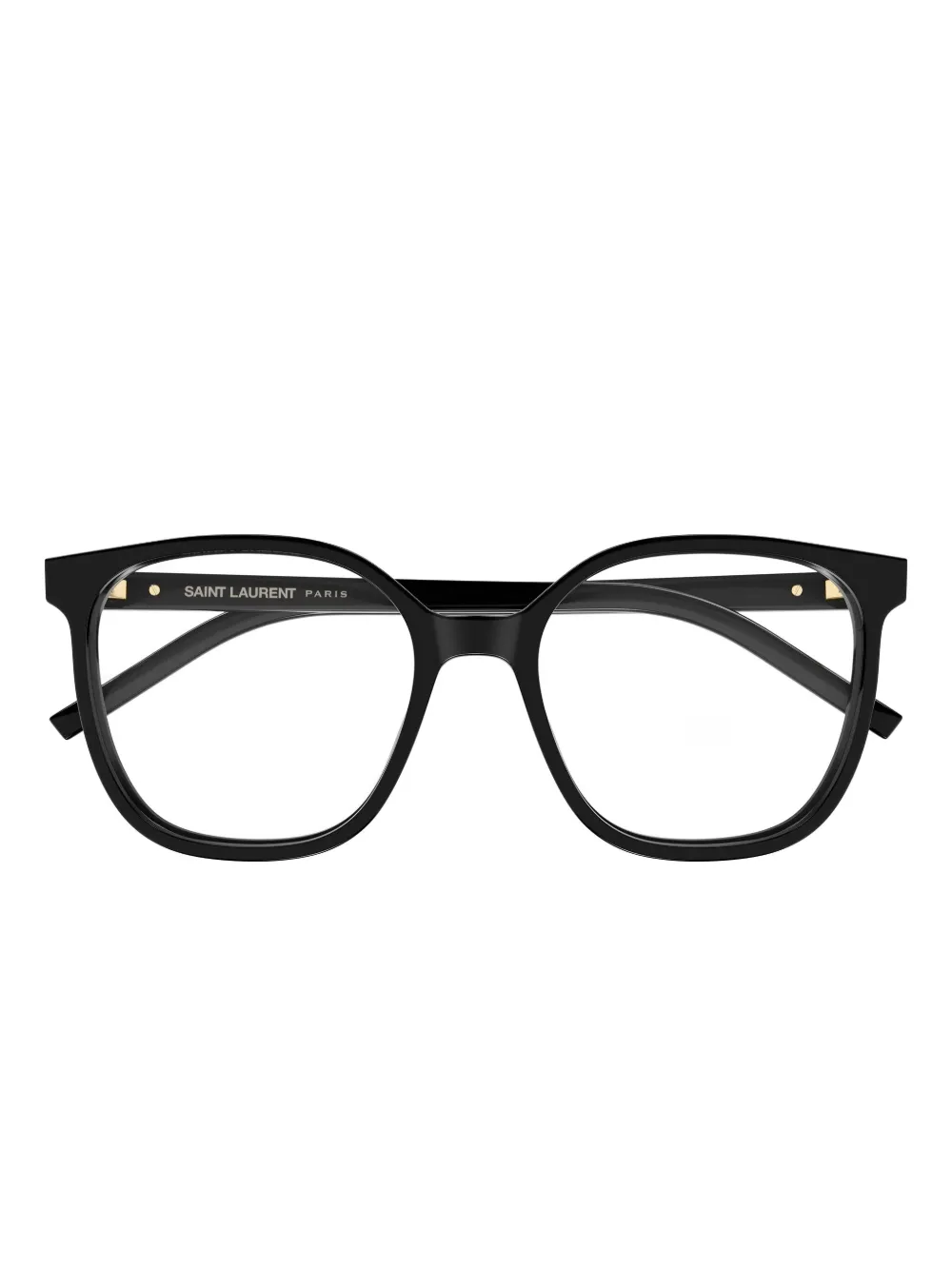 

Очки в круглой оправе Saint Laurent, черный