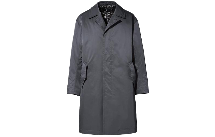 

UNIQLO Пальто Jil Sander Collaboration мужское тёмно-серое, Dark Gray
