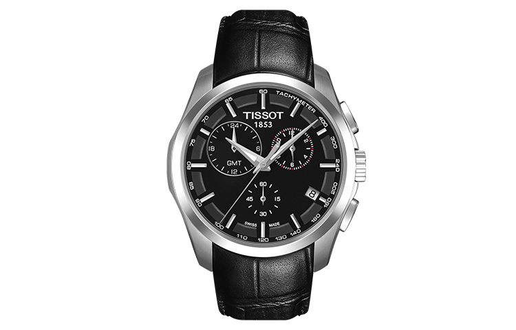 

Часы Kutu Collection с кварцевым механизмом Мужские часы 41 мм Черный циферблат Корпус из нержавеющей стали Кожаный ремешок TISSOT