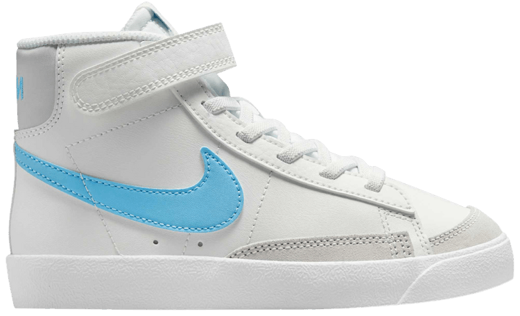 

Кроссовки Nike Blazer Mid '77 PS 'Summit White Aquarius Blue', белый
