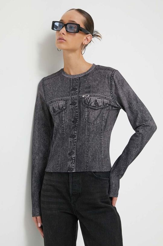 

Футболка с длинным рукавом Guess Originals, серый