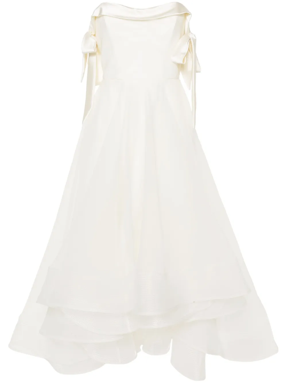 

Расклешенное платье миди Ana Radu, нейтральный