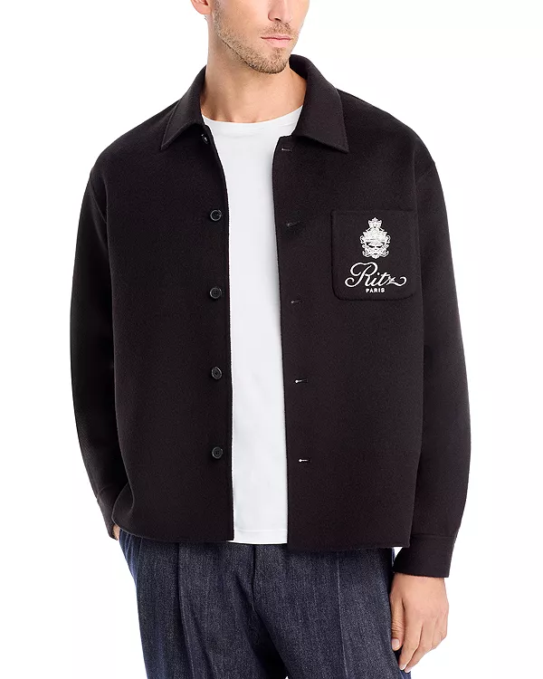 

Двусторонняя шерстяная рубашка-куртка Ritz Frame, коричневый