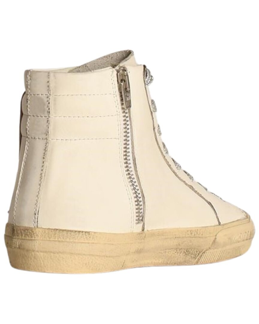 Кроссовки Golden Goose Slide из кожи — фото 2