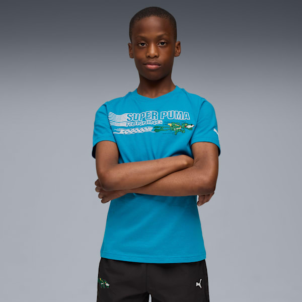 

Футболка для больших детей Super Puma, синий