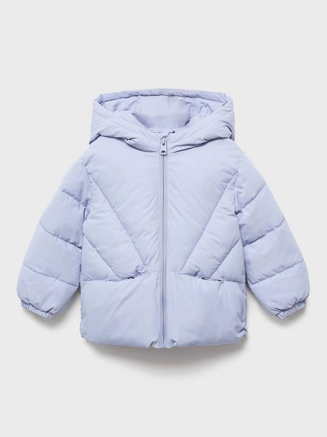 

Детское стёганое пальто с капюшоном Noni Mango, Light Blue