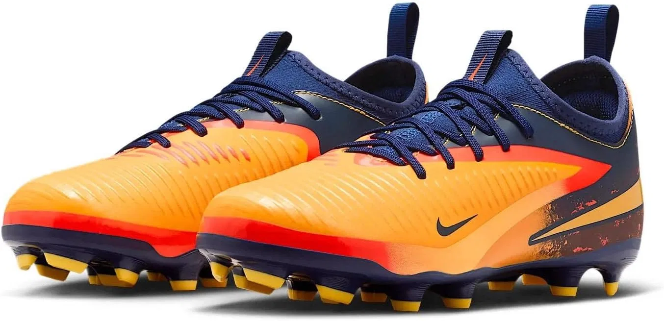 Кроссовки Nike Jungen Jr Phantom 6 Low Acad Fg/Mg EhSneaker, Laser Orange Lemon Venom Blue — фото 2