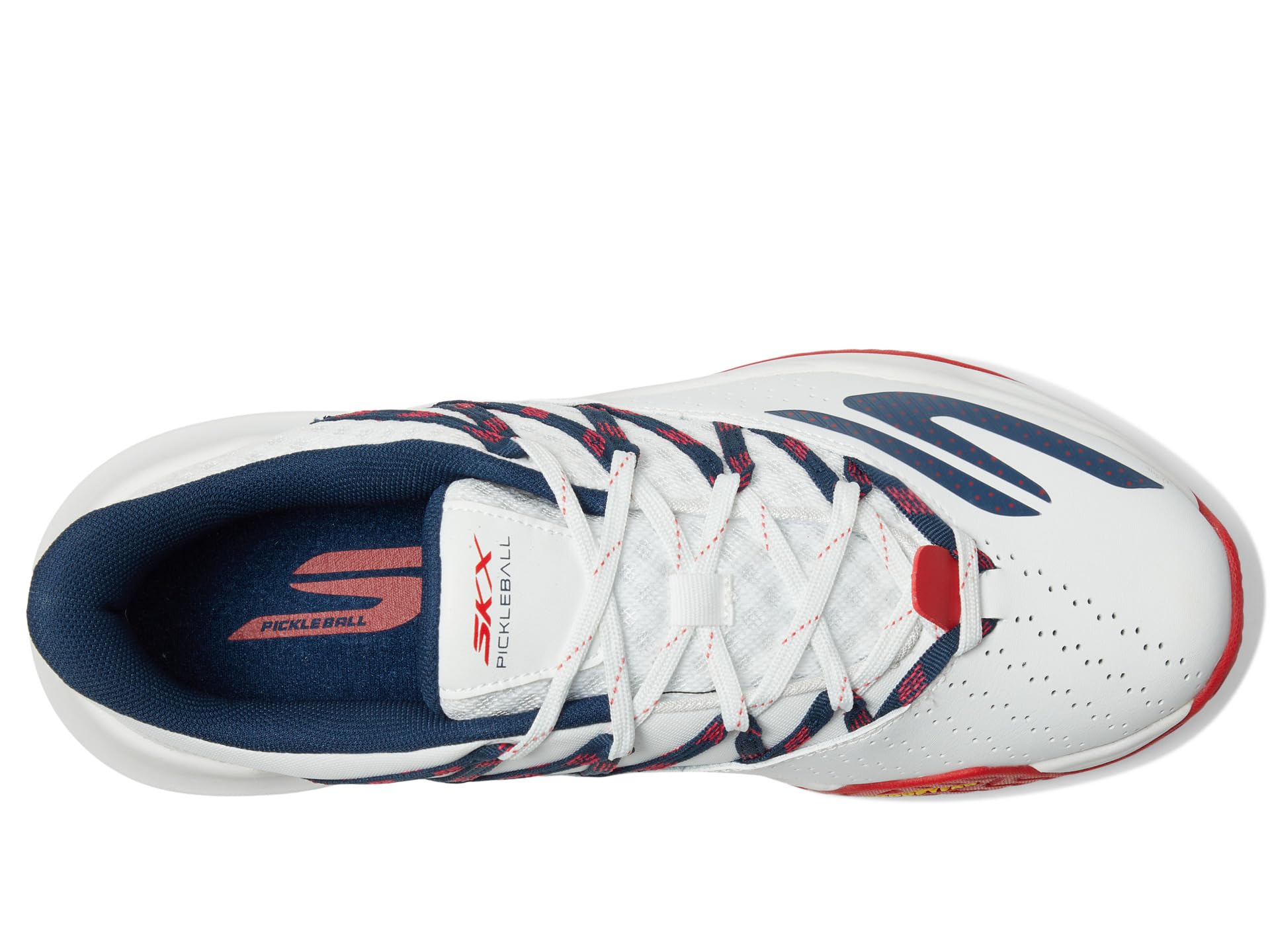 Кроссовки SKECHERS Skechers Viper Court Rally, White/Navy/Red — фото 2