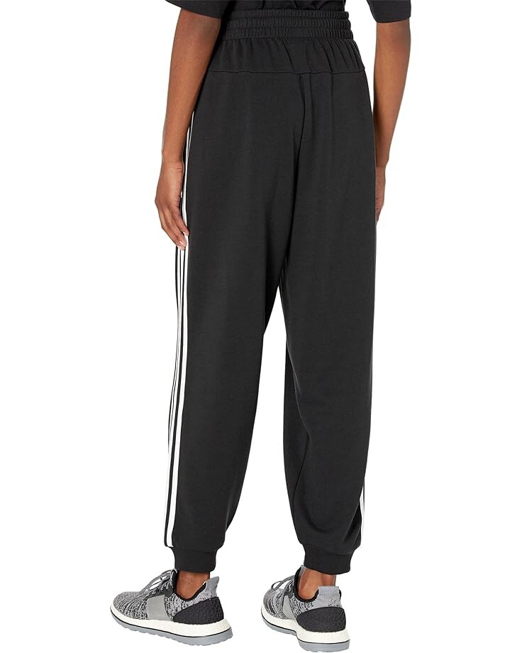 

Брюки Adidas Essentials Studio Lounge 3-Stripes Joggers, черный/белый