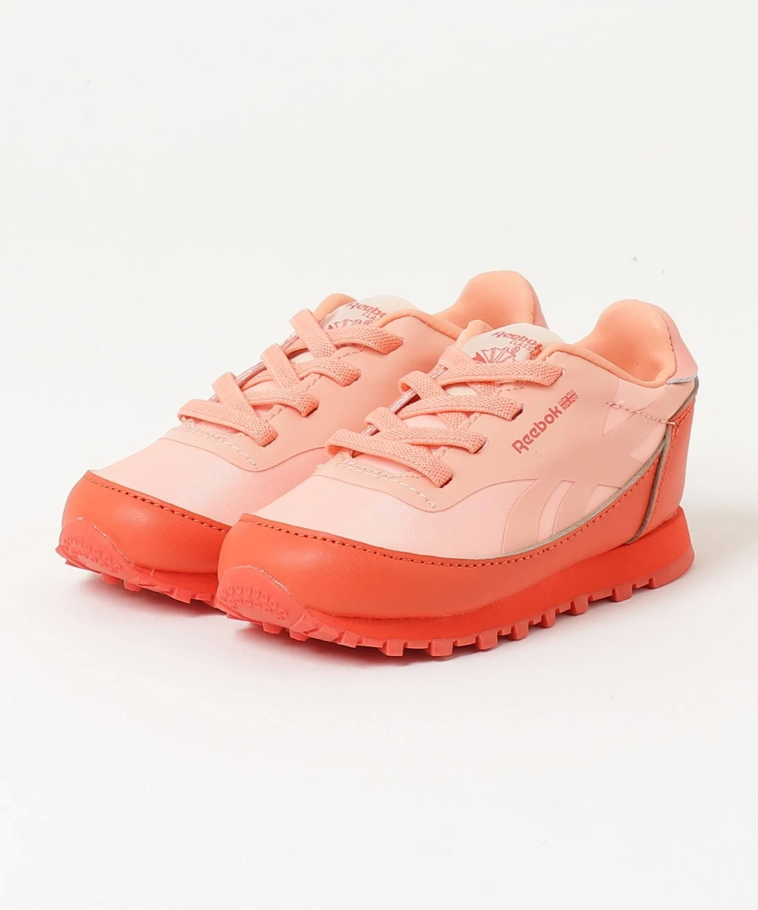 Детские кроссовки из искусственной кожи Reebok Classic Leather коричневые — фото 2