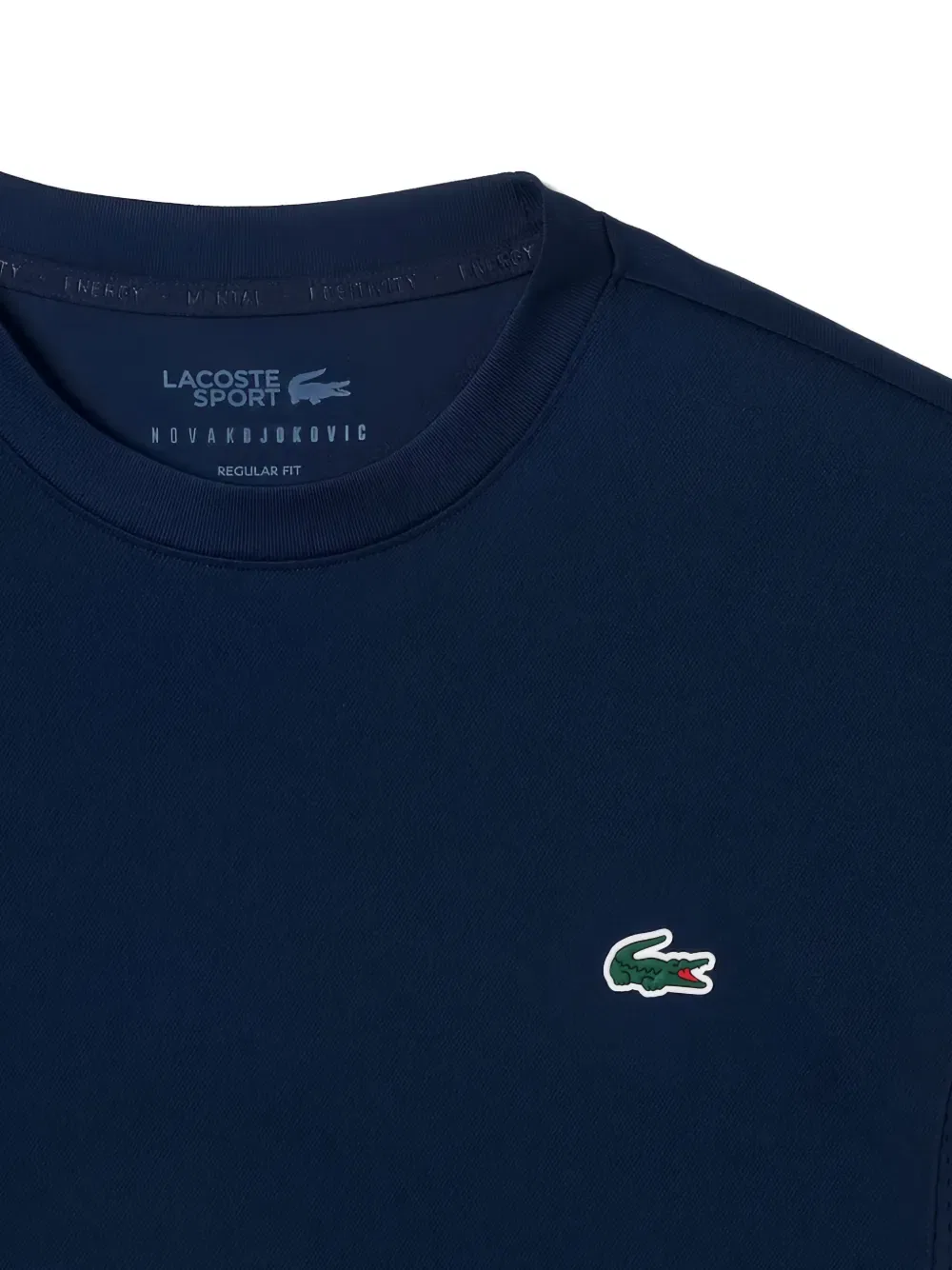 Футболка с круглым вырезом и логотипом Lacoste, синий — фото 4