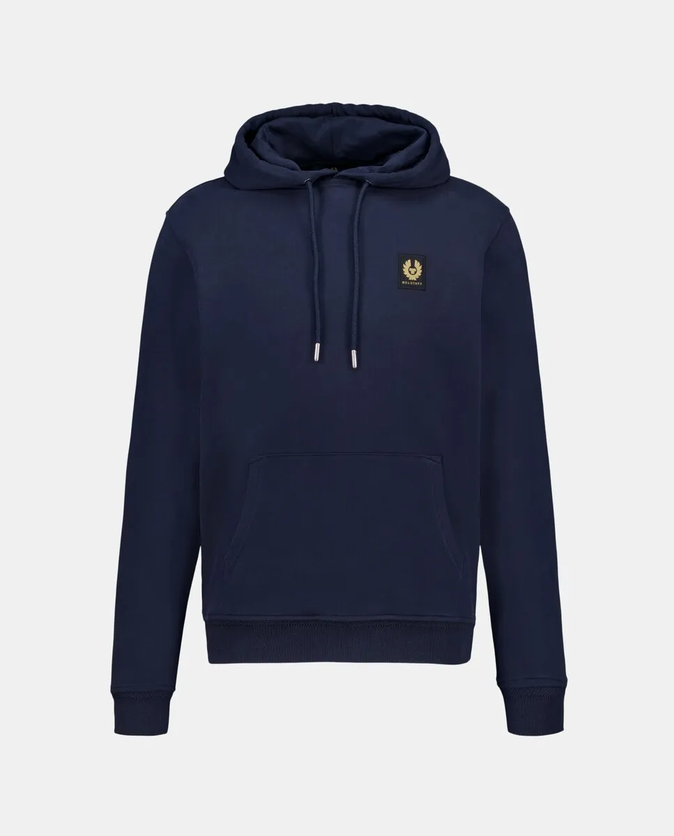 

Мужская толстовка с капюшоном Belstaff, темно-синий