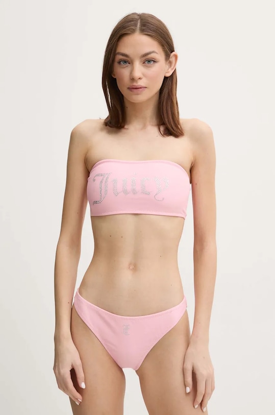 

Двухкомпонентный купальник Ariel bandeau Juicy Couture, розовый
