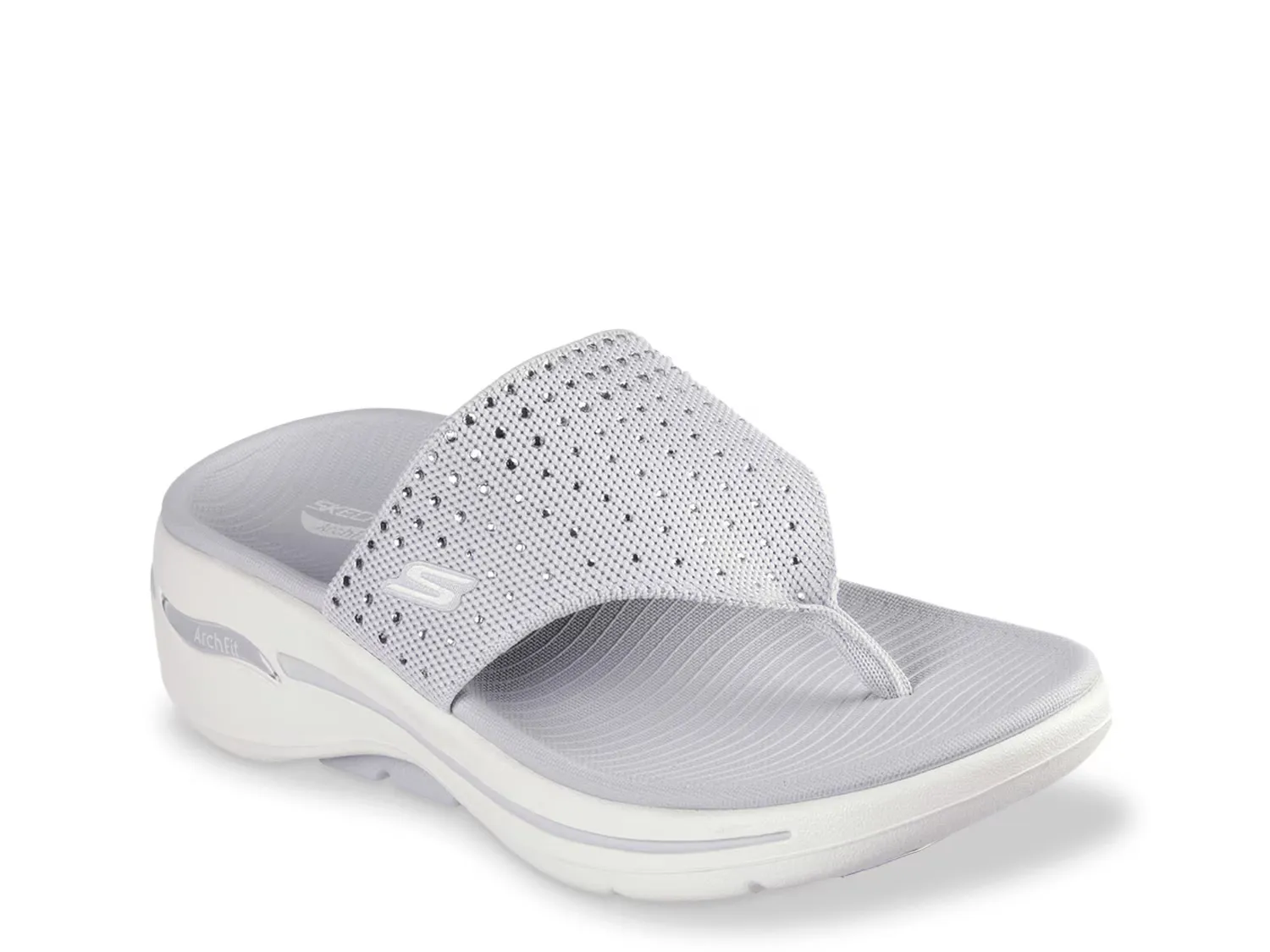 

Сандалии GO WALK Arch Fit Glam Wedge Sandal Skechers, черный