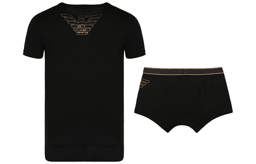 Мужской комплект нижнего белья Black EMPORIO ARMANI, черный — фото 4