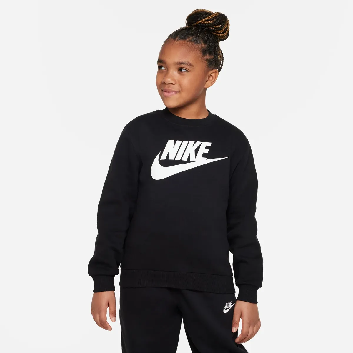 

Толстовка Nike Sportswear "CLUB FLEECE BIG KIDS' SEATSHIRT", белый
