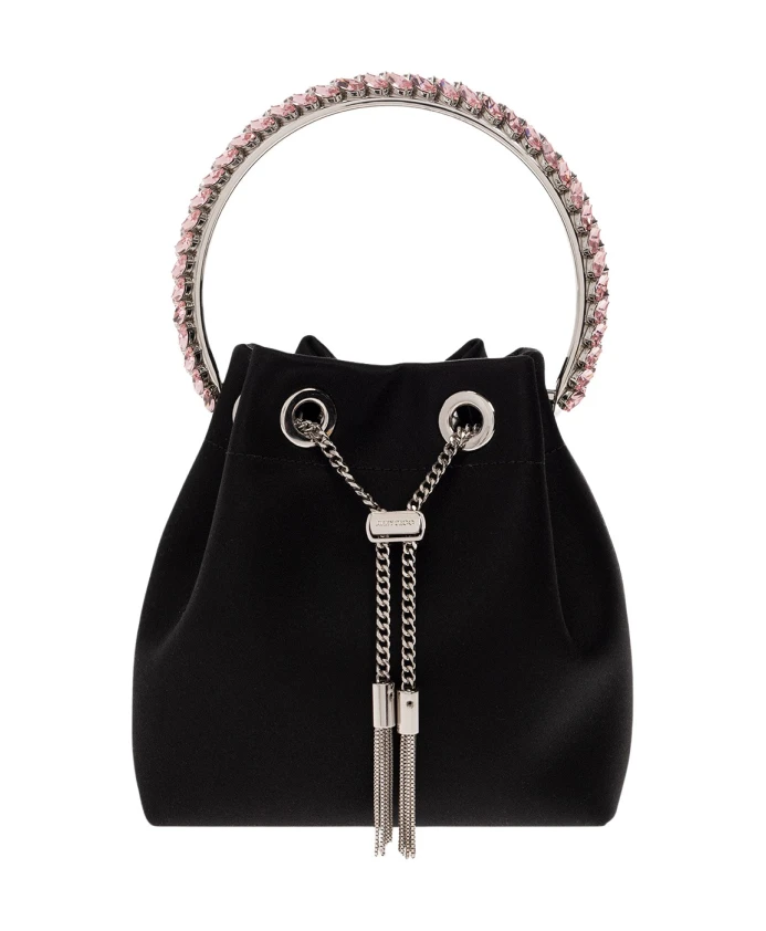 

Атласная сумка через плечо Bon bon' Jimmy Choo, черный