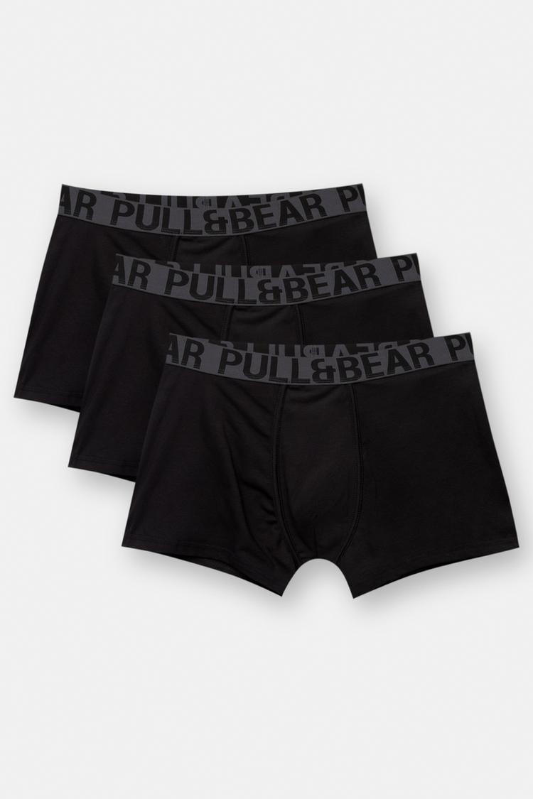 

Упаковка из 3 трусов-боксеров pull&bear Pull And Bear, мультиколор