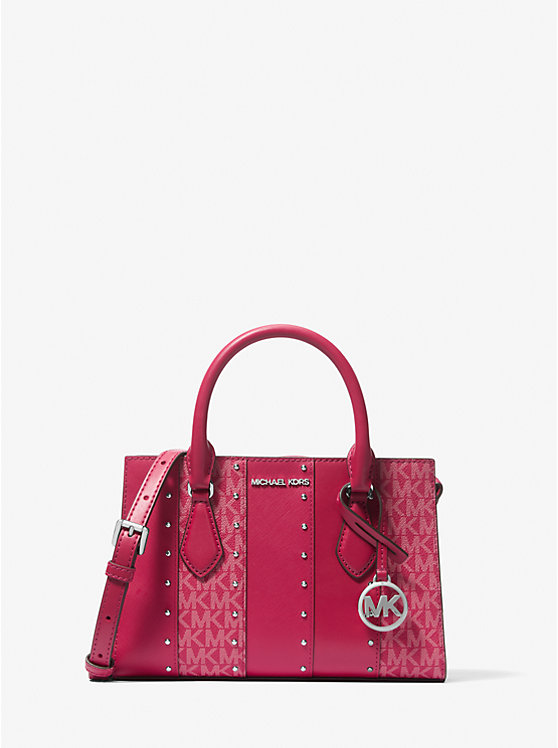 

Маленькая сумка-саквояж Sheila с заклепками и фирменным логотипом Michael Kors, мультиколор