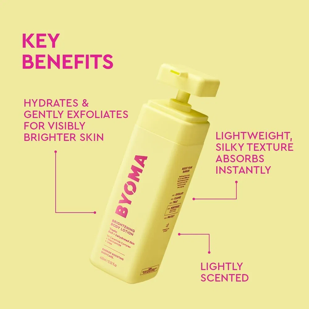 Лосьон для тела BYOMA Brightening Body Lotion 400 мл — фото 3