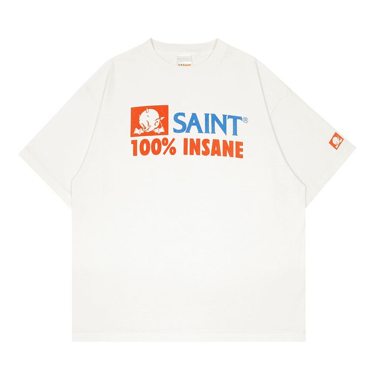 

Футболка SAINT Mxxxxxx Insane Short-Sleeves T-Shirt 'Navy', синий