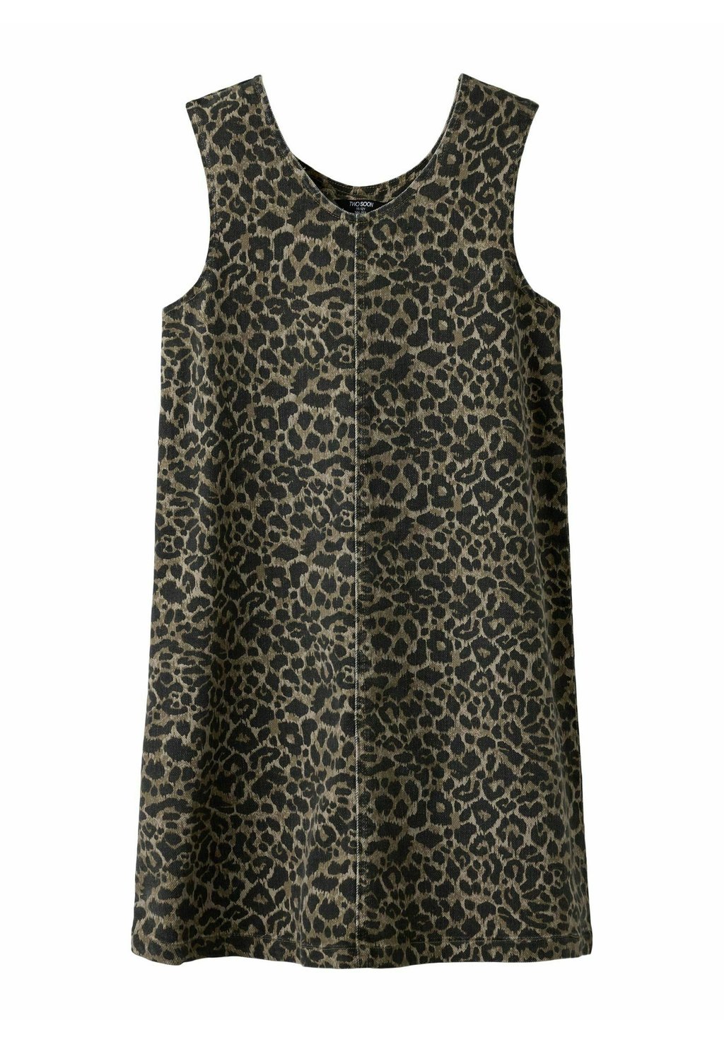 

Платье из денима LEOPRINT TWO SOON, бежевый