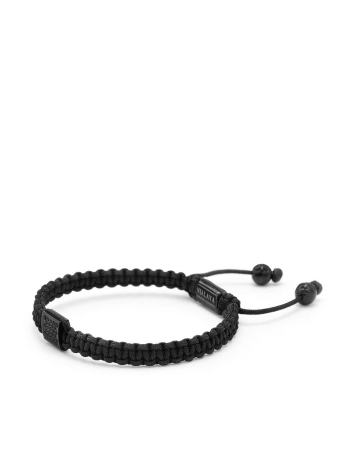 

Браслет с кристаллами Nialaya Jewelry, черный