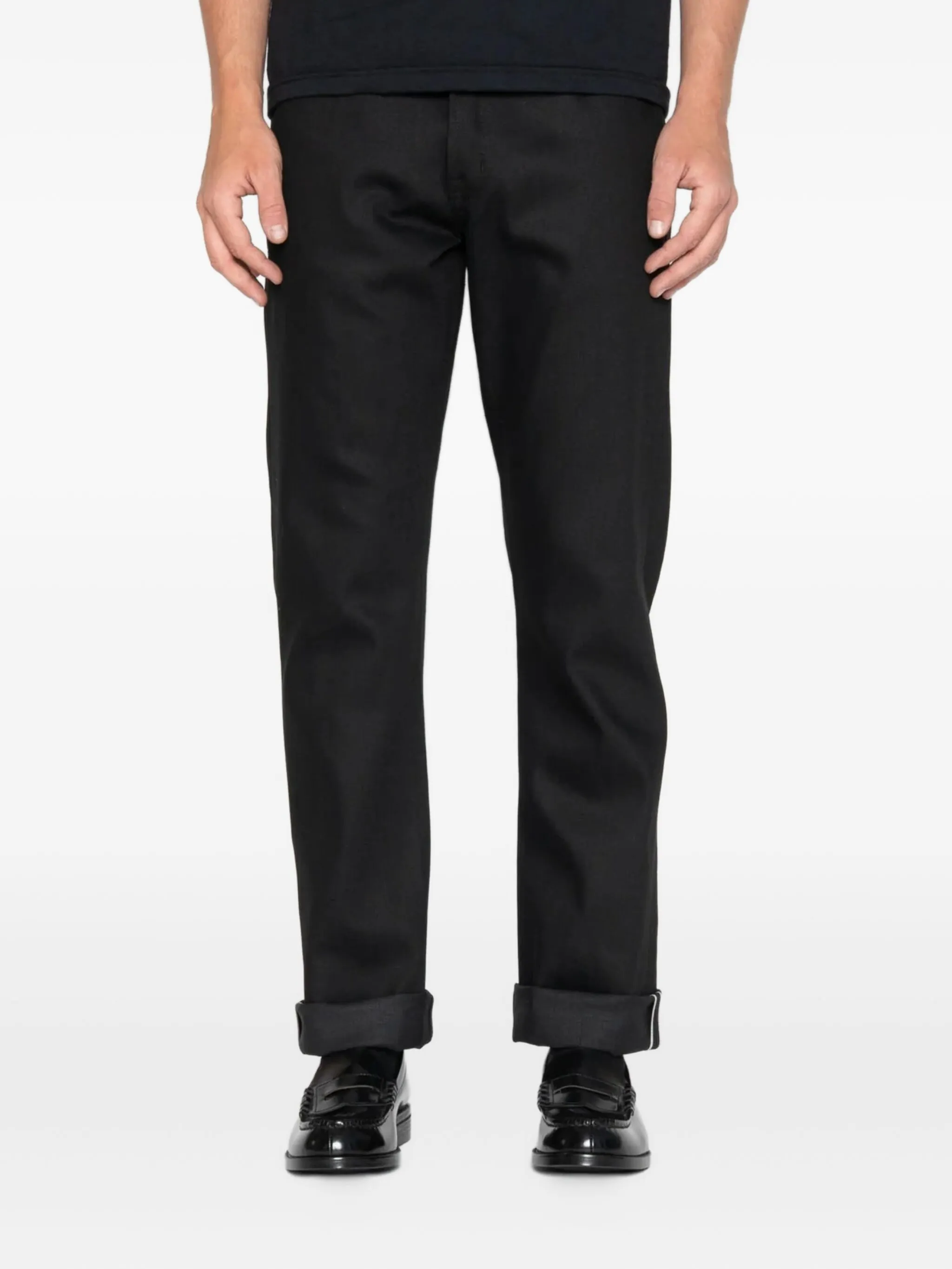 

Джинсы True Guy с манжетами Naked And Famous, черный