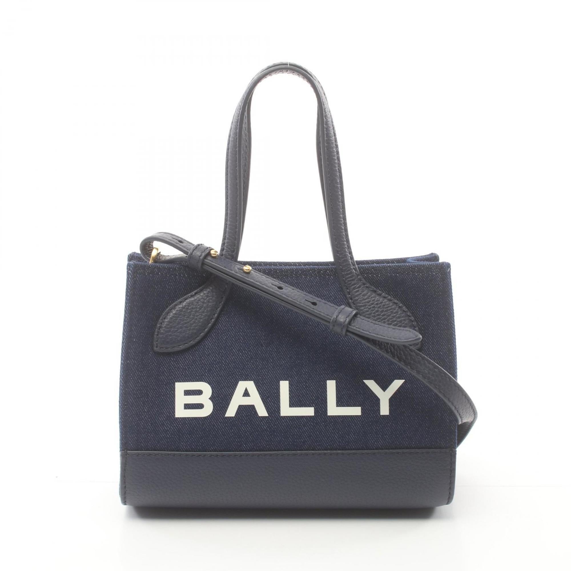 

Кожаная сумка Bally, темно-синий
