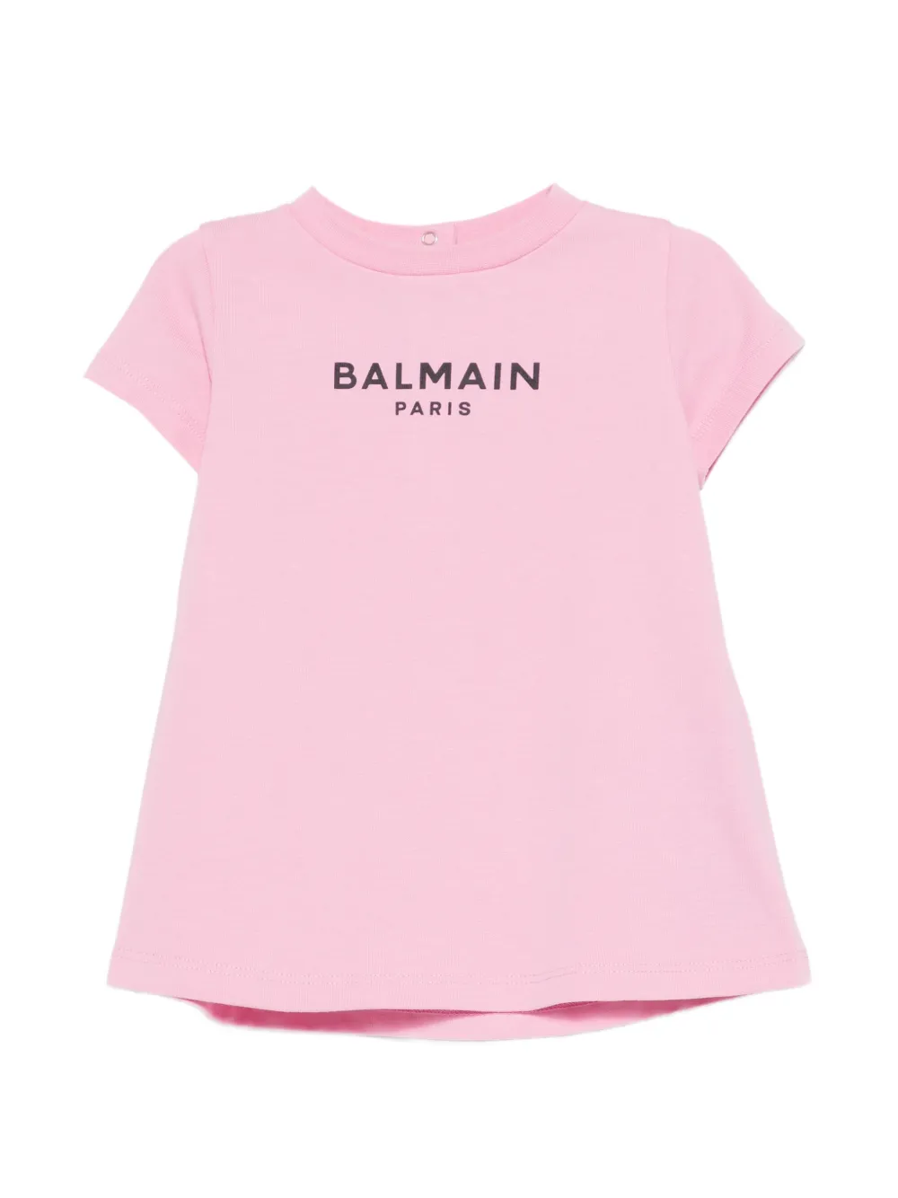 

Платье с логотипом Balmain Kids, розовый