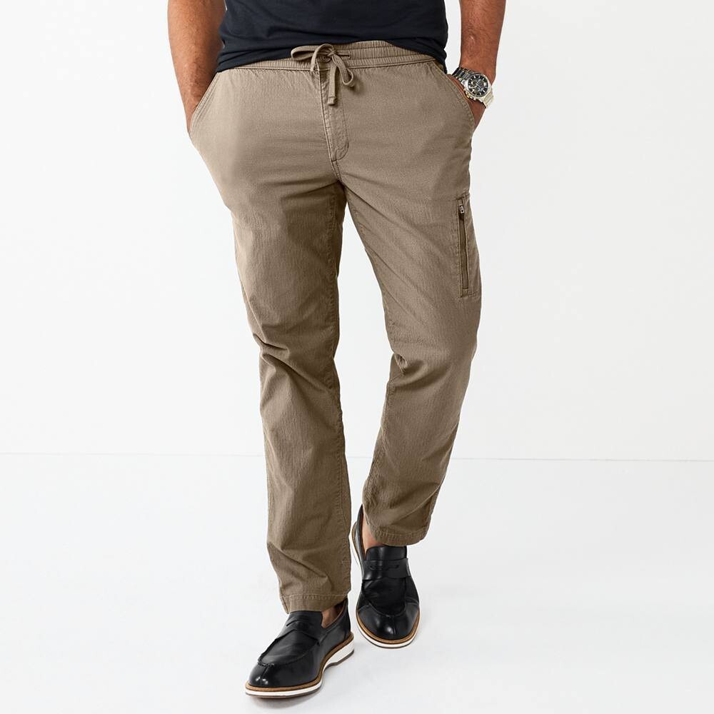 

Мужские брюки Sonoma Goods For Life с карманами на молнии, цвет Kagan Khaki