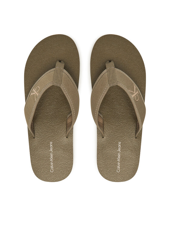 

Шлепанцы Thong+ Cv YM0YM01235 Calvin Klein Jeans, хаки