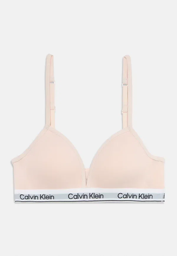 Бюстгальтер-майка Calvin Klein Underwear, серебристый пион