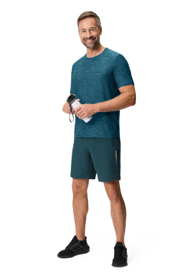 

Тренировочные шорты "Marek" с эластичным поясом и шнурком Joy Sportswear, бирюзовый