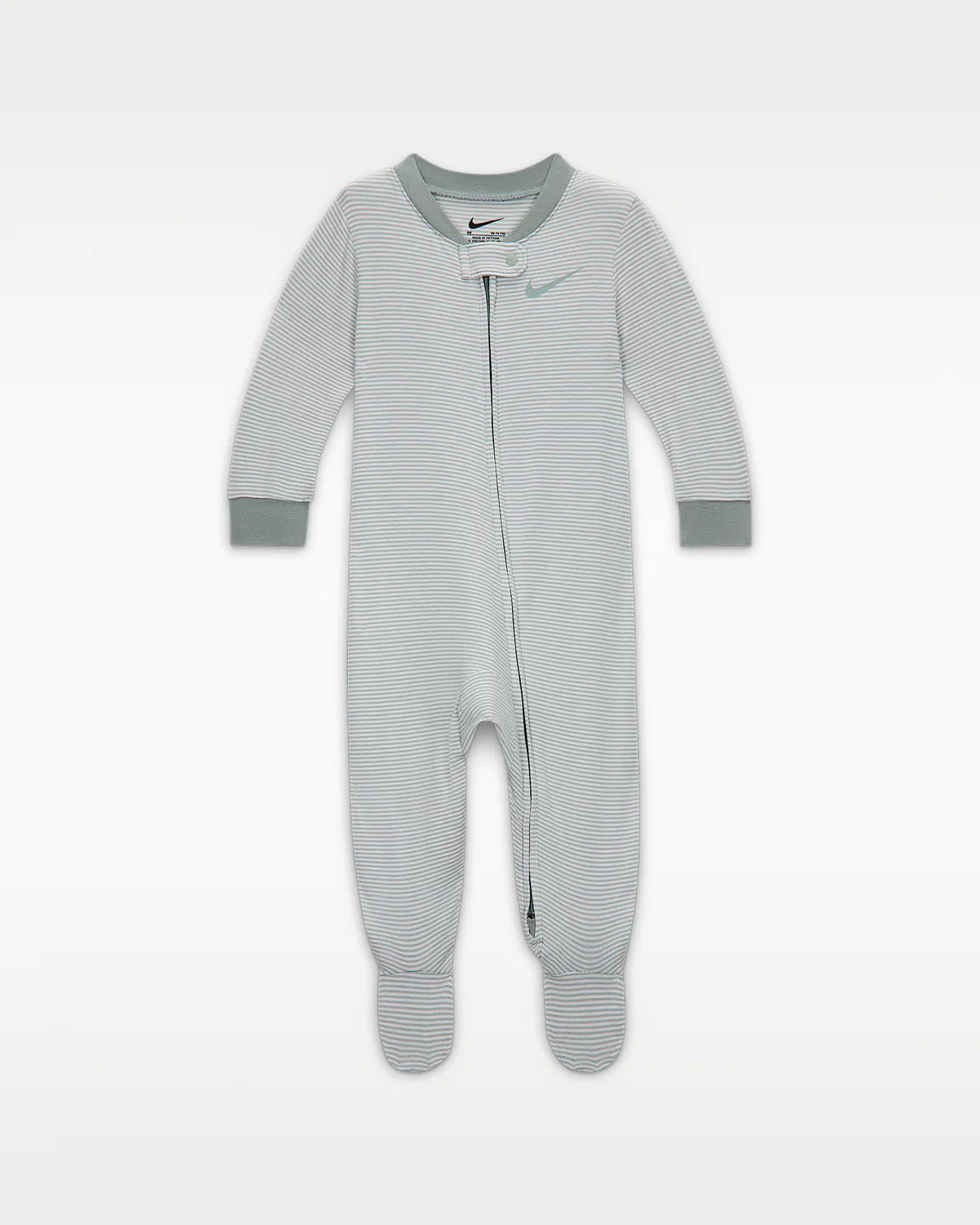 Боди-ползунок Nike в полоску, Mica Green