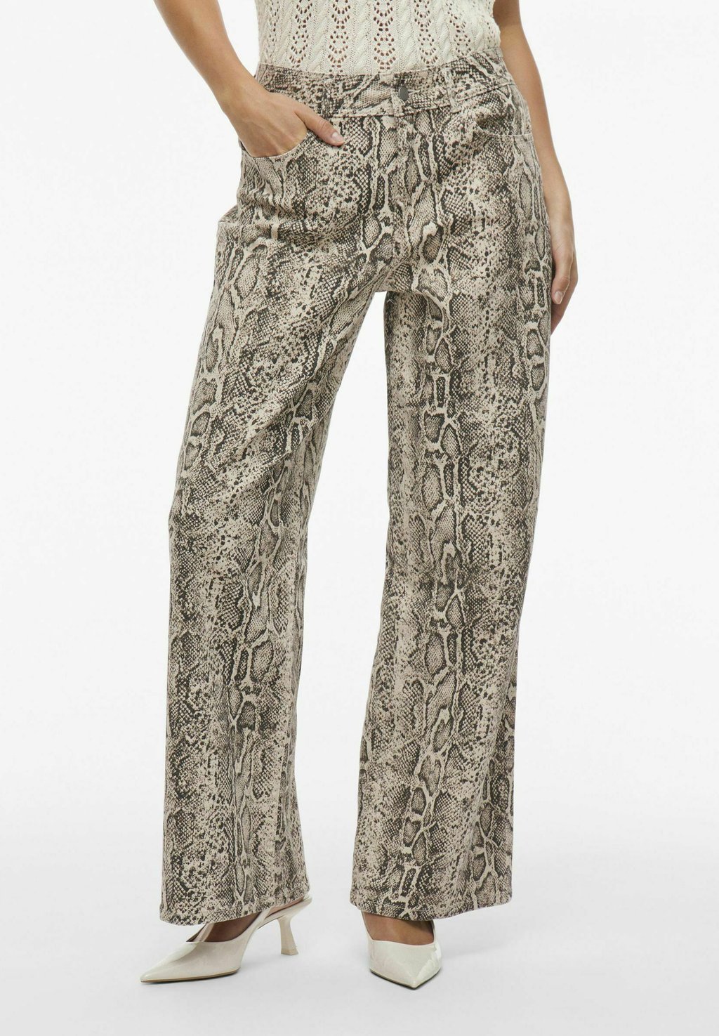 

Джинсы свободного кроя HIGH WAIST VILA, черный