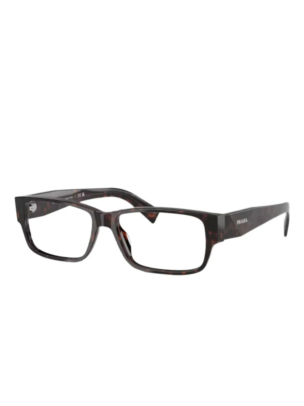 

Очки в прямоугольной оправе Prada Eyewear, черный