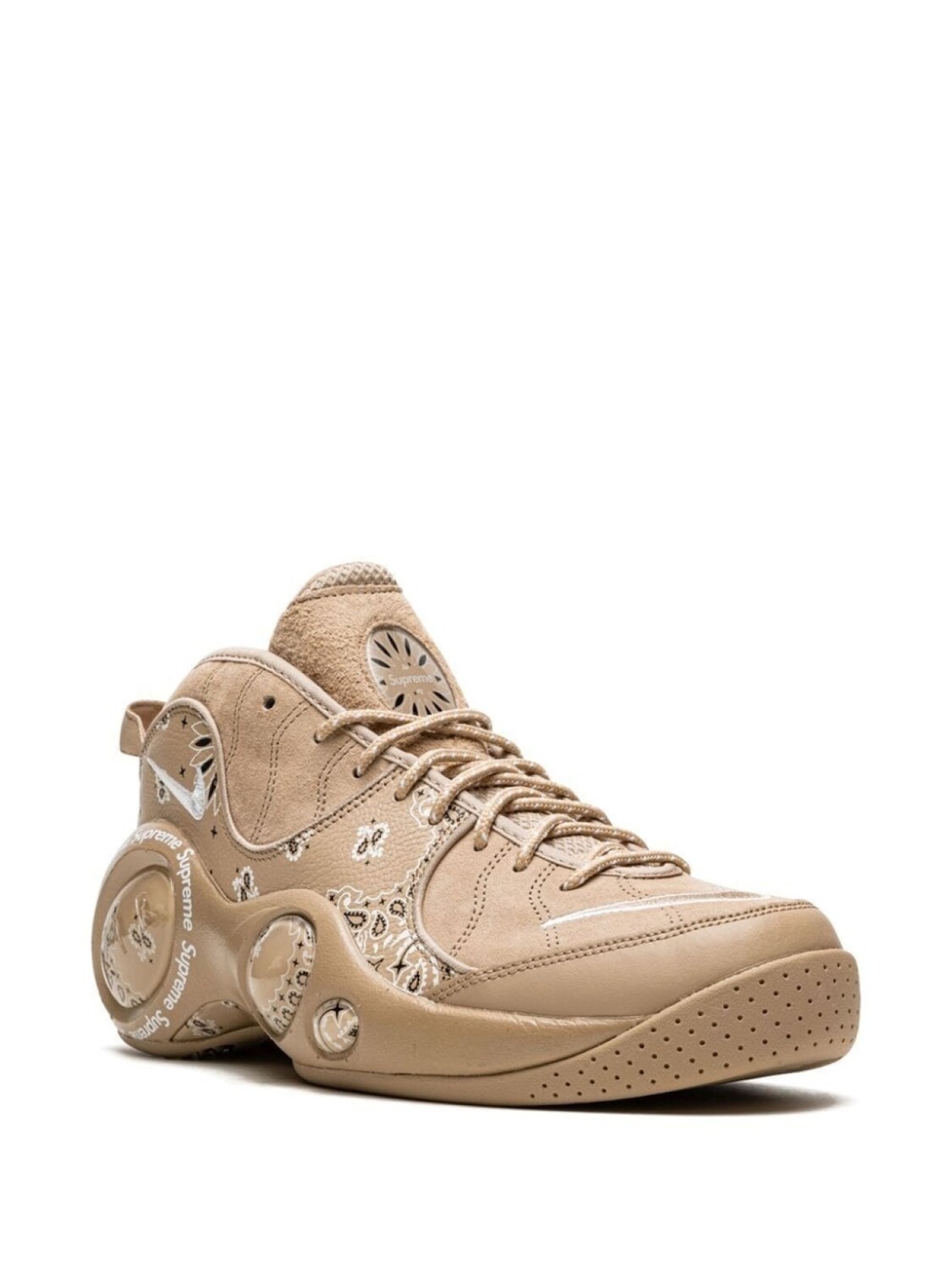 Nike кроссовки Air Zoom Flight 95 из коллаборации с Supreme, коричневый — фото 2