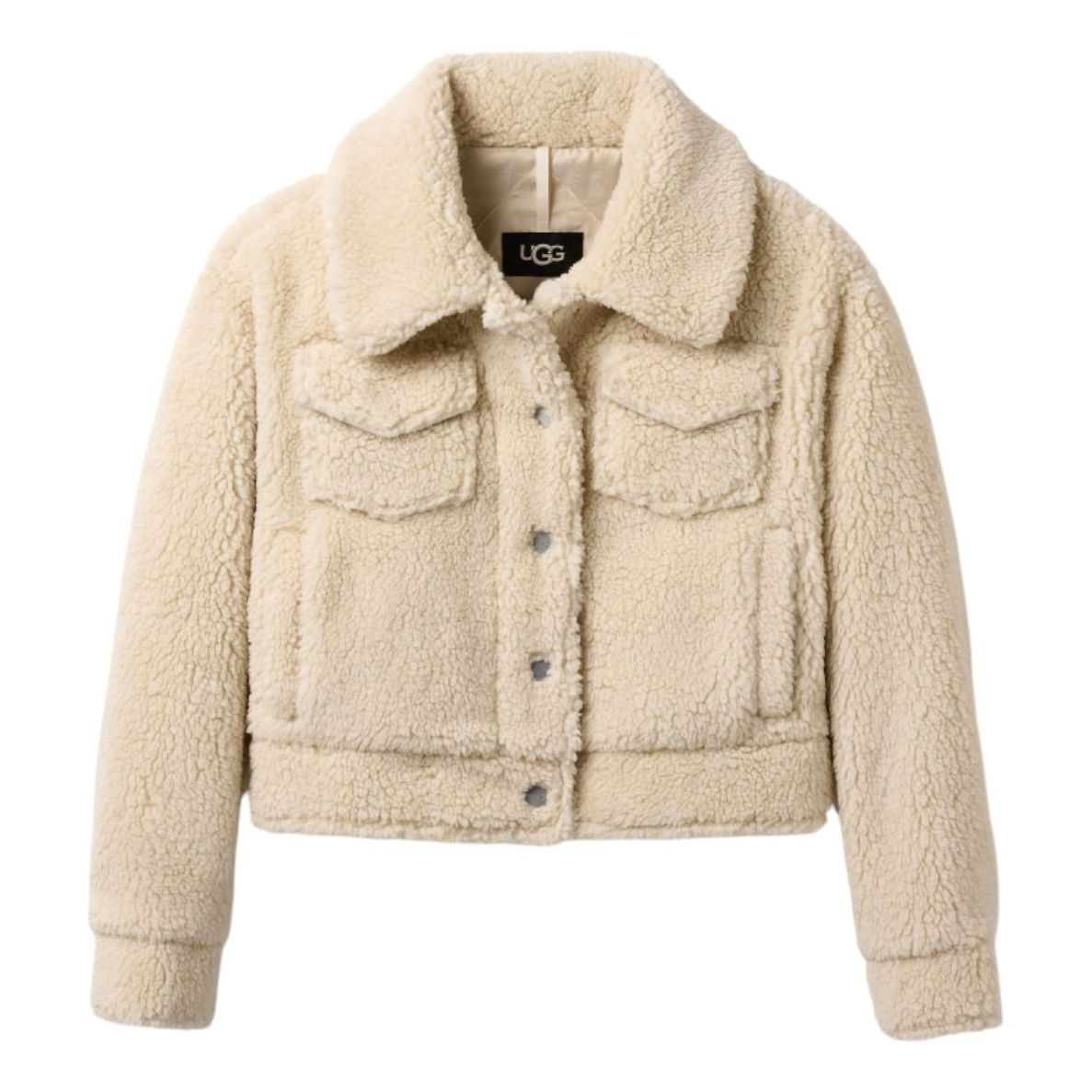 

Куртка (WMNS) UGG Frankie Short Trucker Jacket 'Natural White'
