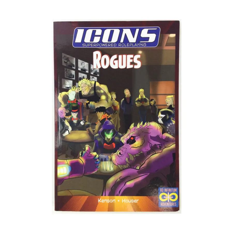 

Icons - Rogues, Icons Superpowered Role Playing (Ad Infinitum Adventures), мягкая обложка