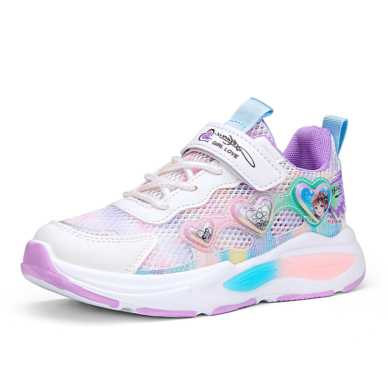 

Износостойкая, дышащая, нескользящая, детская обувь для повседневной носки RHOBESAM, фиолетовый