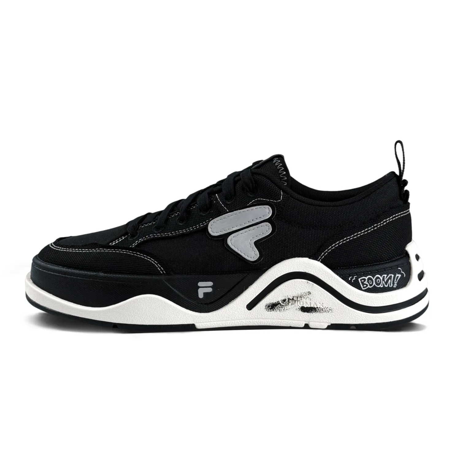 FILA Кроссовки для скейтбординга 50 DX II CVS с защитой от истирания мужские черно-белые