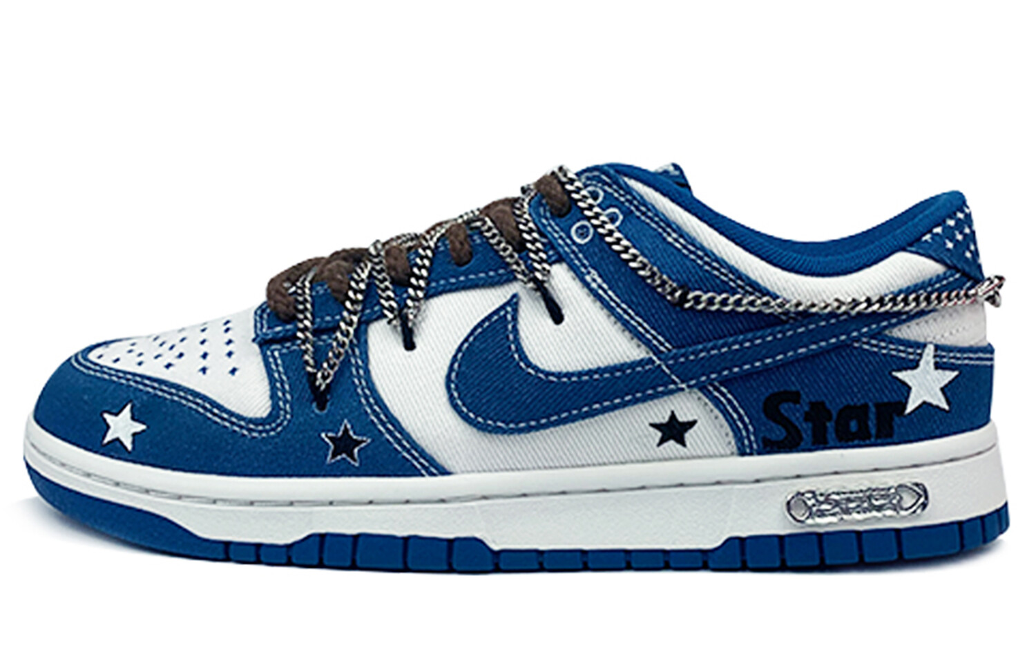 

Кроссовки Nike Dunk Skateboard Shoes Men Low-Top Blue White